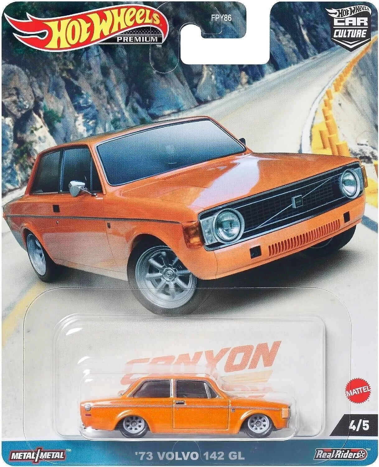 HOT WHEELS PREMIUM CAR CULTURE, CANYON WARRIORS , 4/5, &