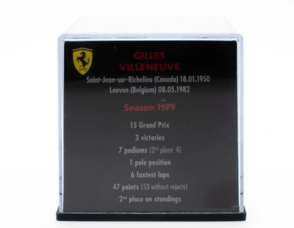 F1- Casque Ferrari Gilles Villeneuve 1979 - 1:5 scale