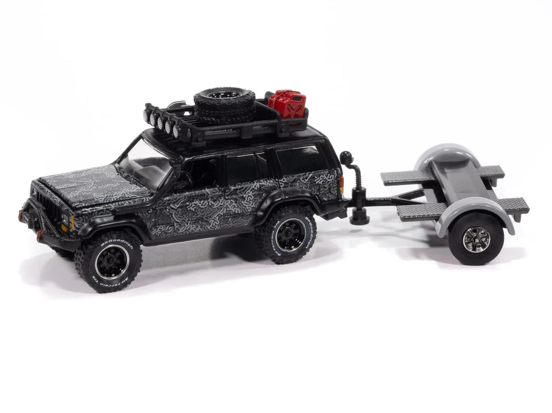 Johnny Lightning-Jeep Cherokee XJ "Tow &amp; Go" Series JLBT022-3
