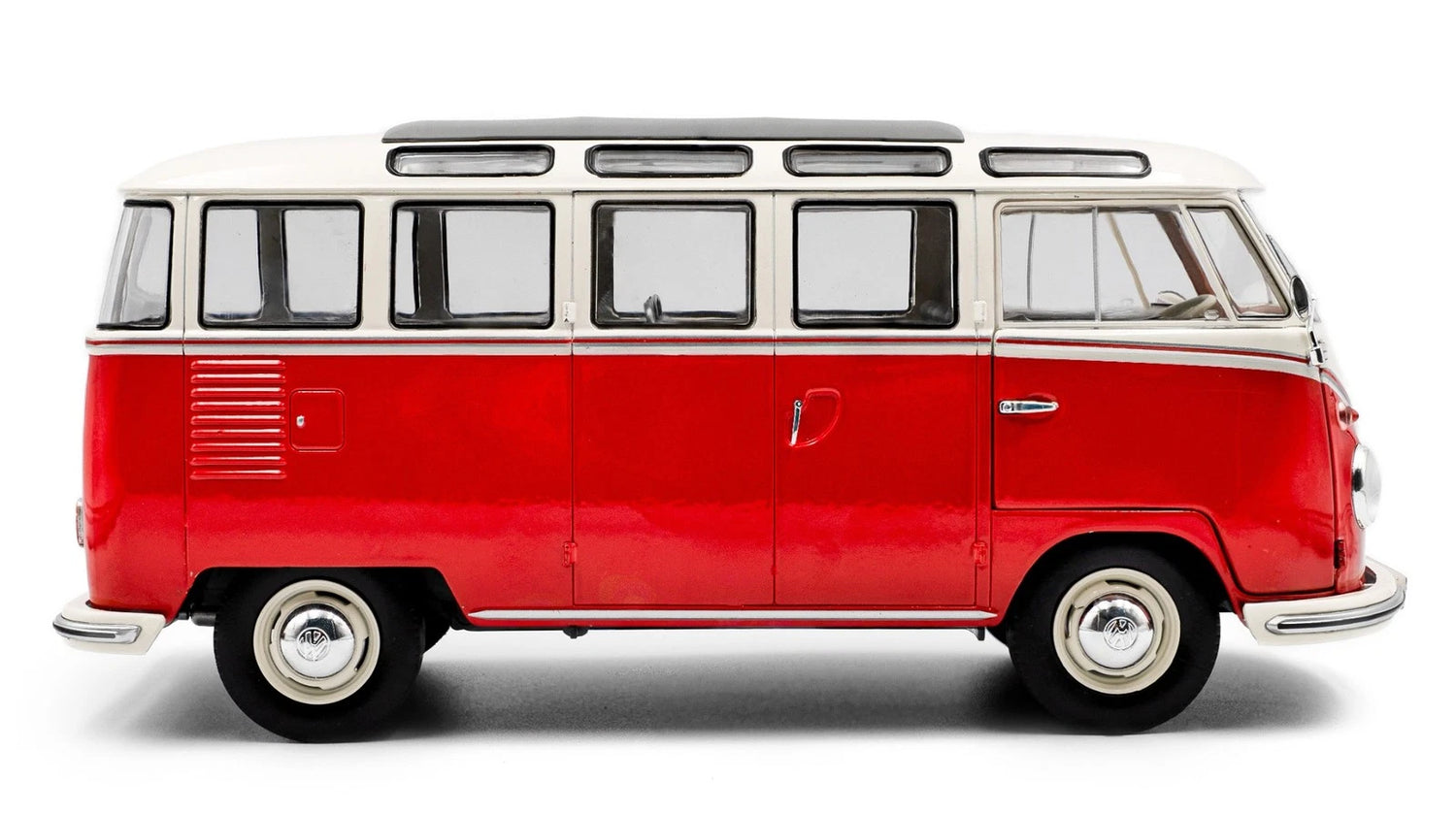 SOLIDO- VOLKSWAGEN Type 1 Samba 1962-Red (S1813402)