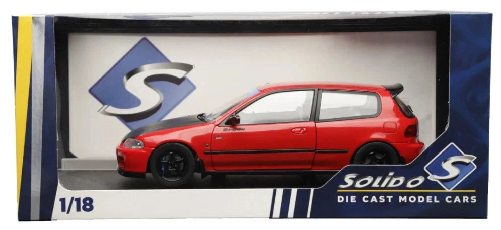 1991 Honda Civic (EG6) Spoon Version Rouge – Solido 1:18 – S1810403