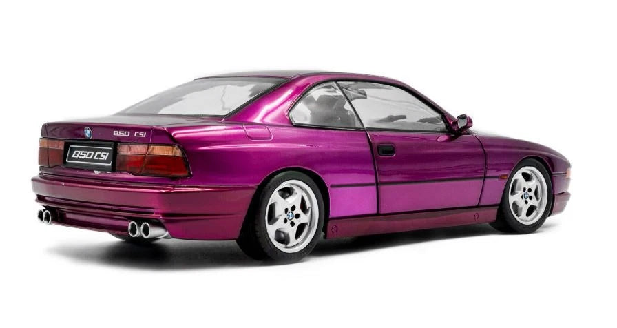 SOLIDO-  1991 BMW 850 CSI (E31) - Daytona Violet (S1807006)