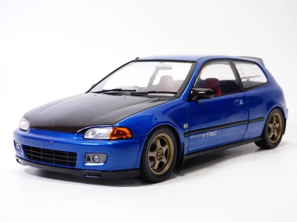 (PRE-ORDER NOV. 2025 ) SOLIDO-HONDA CIVIC (EG6) COBALT BLUE PEARL 1991