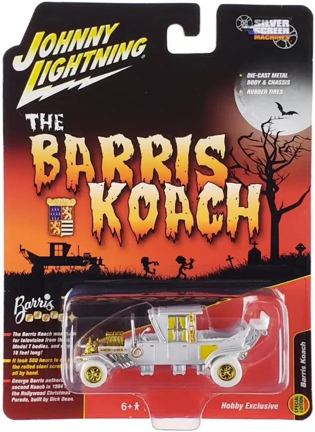 CHASE CAR – The Barris Koach – Silver Screen Machines Hobby Exclusive – Johnny Lightning 1:64 – JLSS002-CHASE