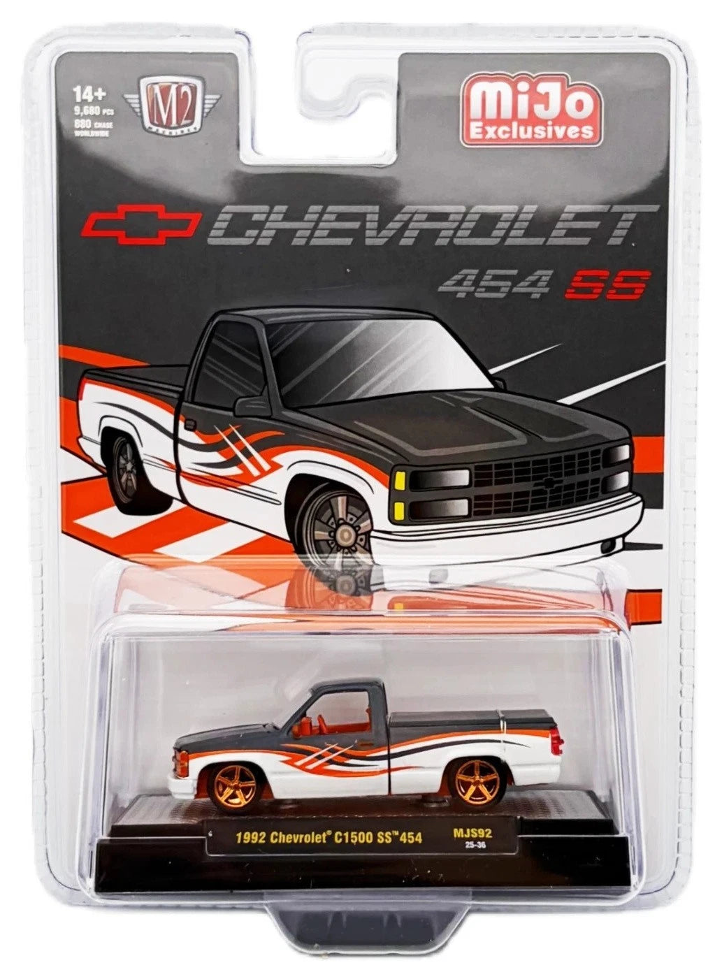 CHASE CARS-1992 Chevrolet C1500 SS 454 – Two-Tone White with Grey – (31500-MJS92)