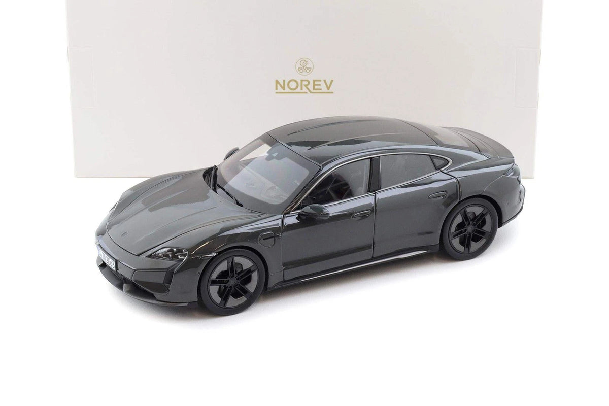 Norev 1:18 Porsche Taycan Turbo S 2024 – Gris Ardoise Neo – 187654