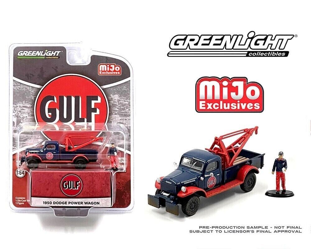 Dodge Power Wagon 1950 "Gulf" with Figure