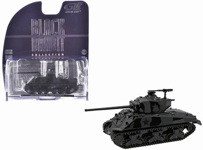 GreenLight 1:64 M4 Sherman 76 Long Barrel Tank Black Camouflage – Black Bandit Series 30 – GL28170-D