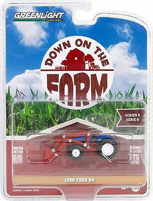 1950 Ford 8N Tractor in Blue and Red with Front Loader