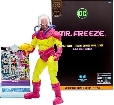 Figurine DC Multiverse Mr Freeze  (Black Light Gold) 7&quot; Figure