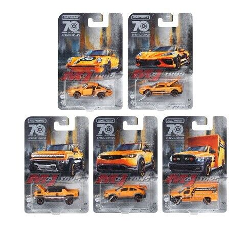Matchbox 1:64 70th Anniversary Collection 2023 A Assortment