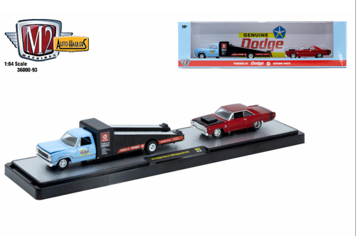 1974 Dodge Truck &amp; 1968 Dodge Dart GTS (36000-93B) (M2 Machines Auto-Haulers Release 93)