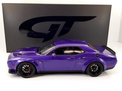 GT Spirit 1:18 Dodge Challenger R/T Scat Pack Widebody Purple GT248