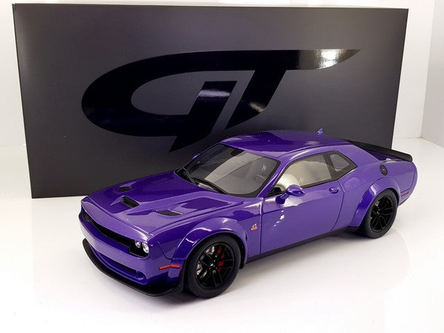 GT Spirit 1:18 Dodge Challenger R/T Scat Pack Widebody Purple GT248
