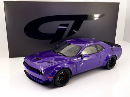 GT Spirit 1:18 Dodge Challenger R/T Scat Pack Widebody Purple GT248