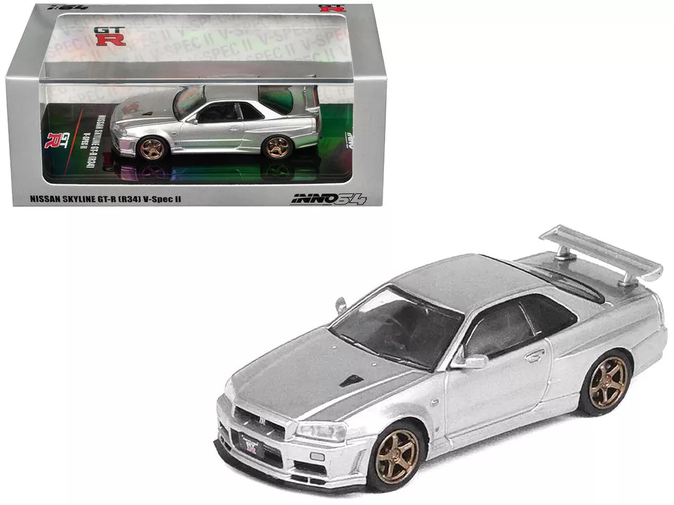 Nissan Skyline GT-R R34 V-SPEC II (Silver)
