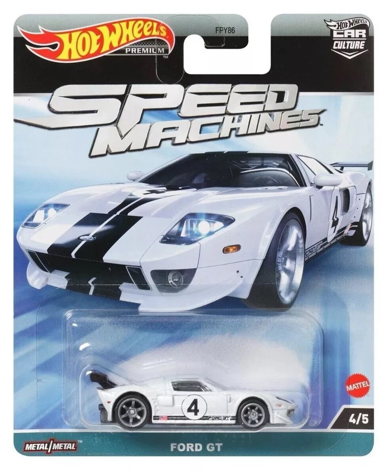 Hot Wheels Premium Car Culture, Speed Machines, 4/5, FORD GT