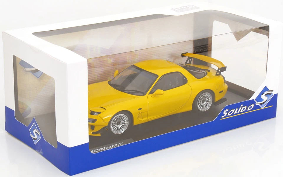 SOLIDO - 1994 Mazda RX7 FD3RS - "StreetFighters" - (Yellow)