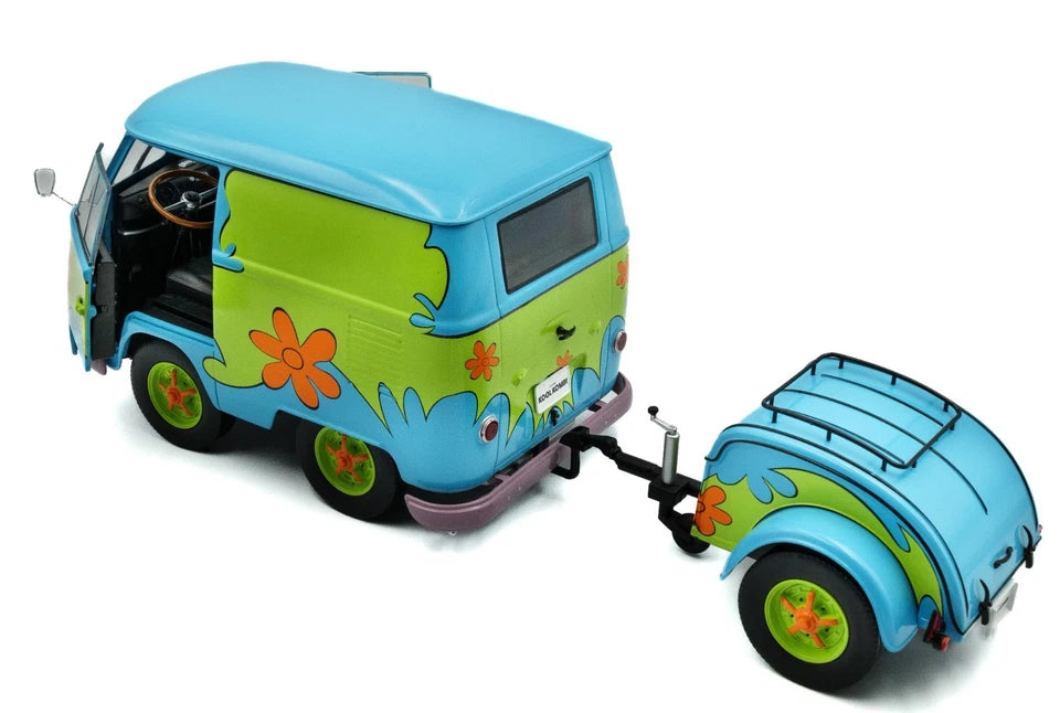 SOLIDO - Volkswagen Combi with trailer - "Flower Power"