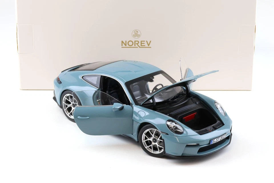 NOREV-Porsche 911 992 S/T Coupe 2023 Meissen Blue (187470)