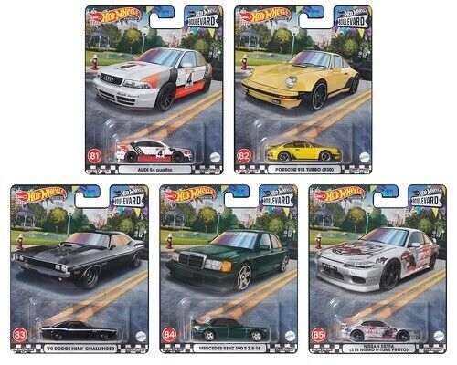 Hot Wheels Premium Boulevard 2023 S Case set of 5 (GJT68-979S)