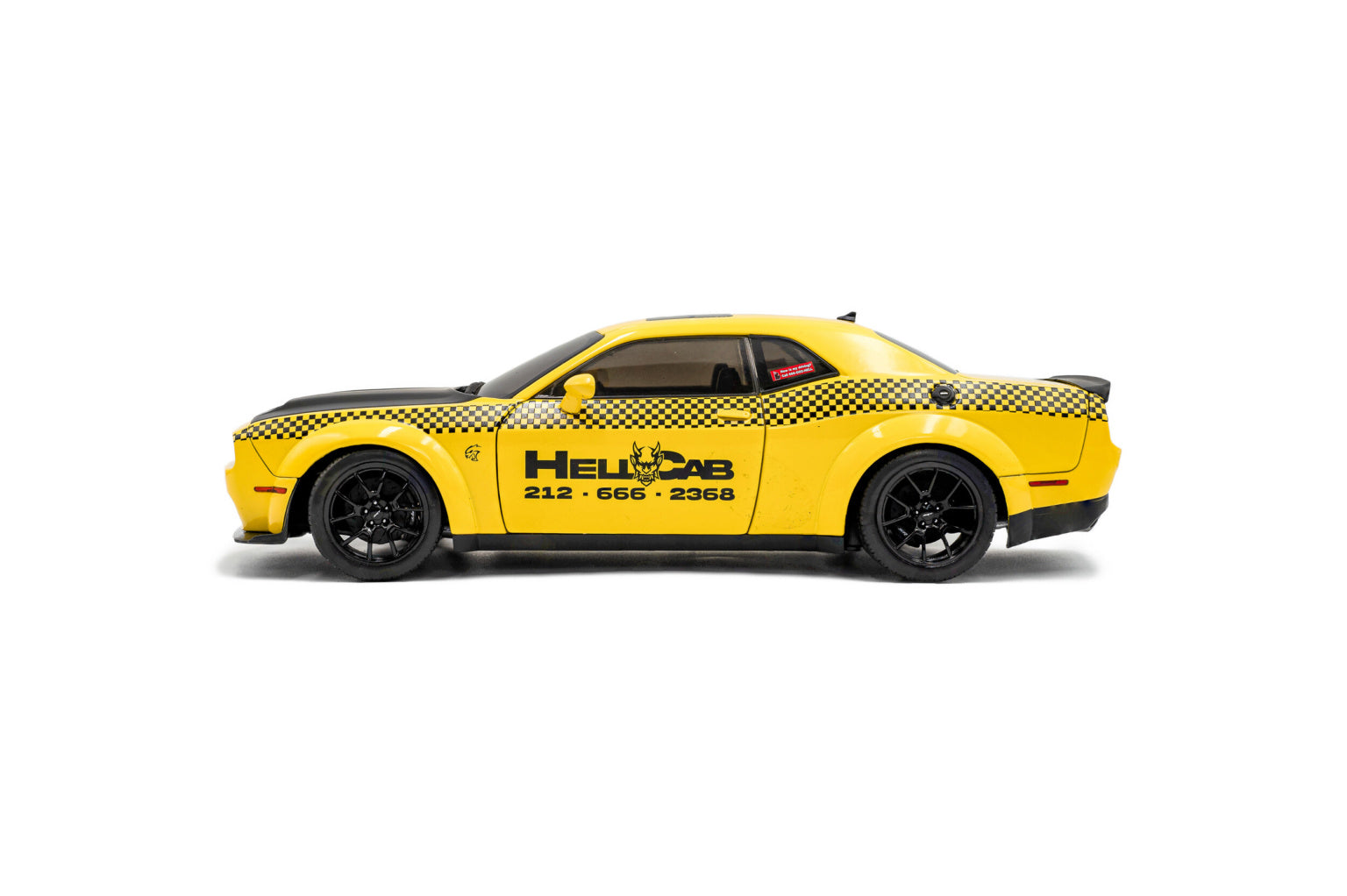 Solido 1:18 2023 Dodge Challenger SRT Hellcat Redeye Widebody NYC Hellcab – Yellow S1805716