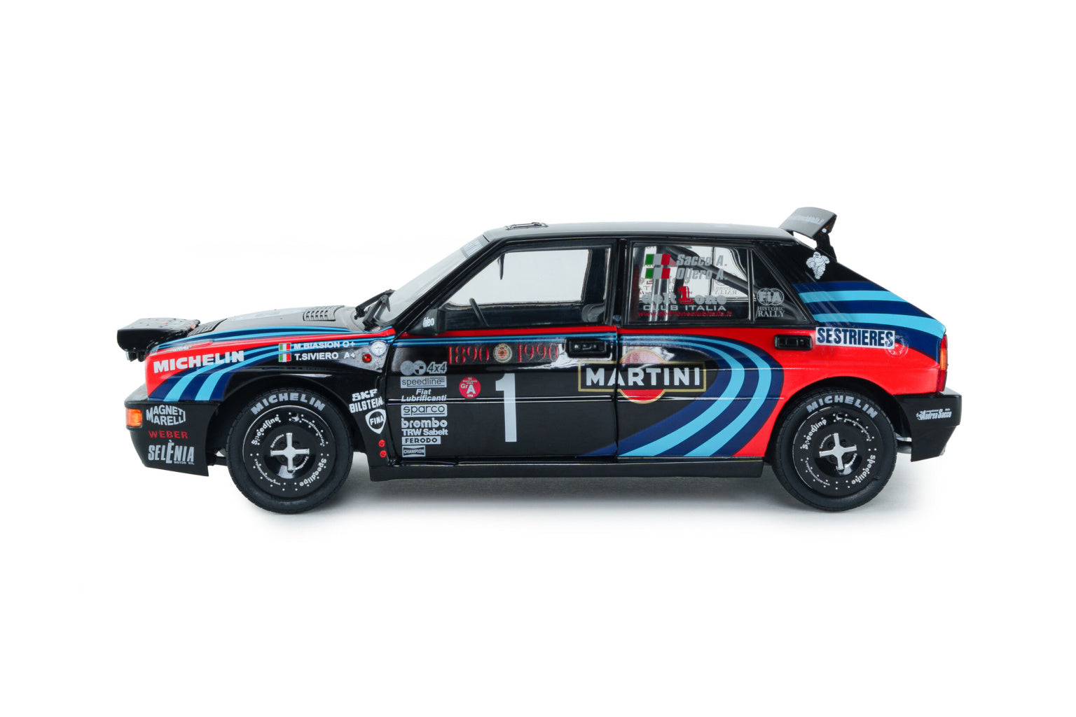 Solido 1:18 Lancia Delta HF Integrale Tribute to Biasion – Rallye Monte-Carlo 1990 
