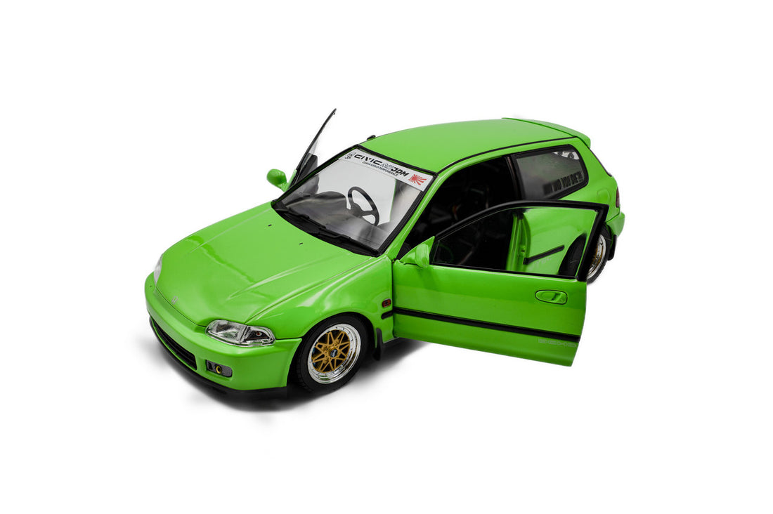 Honda Civic EG6 1991 Vert Néon 1:18 – Solido S1810408