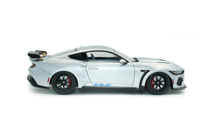 Solido 1:18 2025 Shelby Mustang Super Snake – Grey with Blue Stripes – S1813803