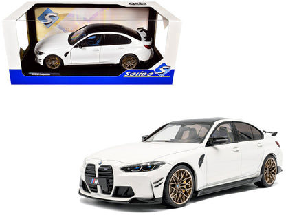 SOLIDO - 2024 BMW M3 Competition Alpine White with Carbon Top - S1814301