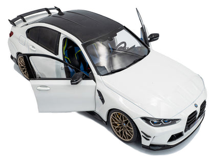 SOLIDO - 2024 BMW M3 Competition Alpine White with Carbon Top - S1814301