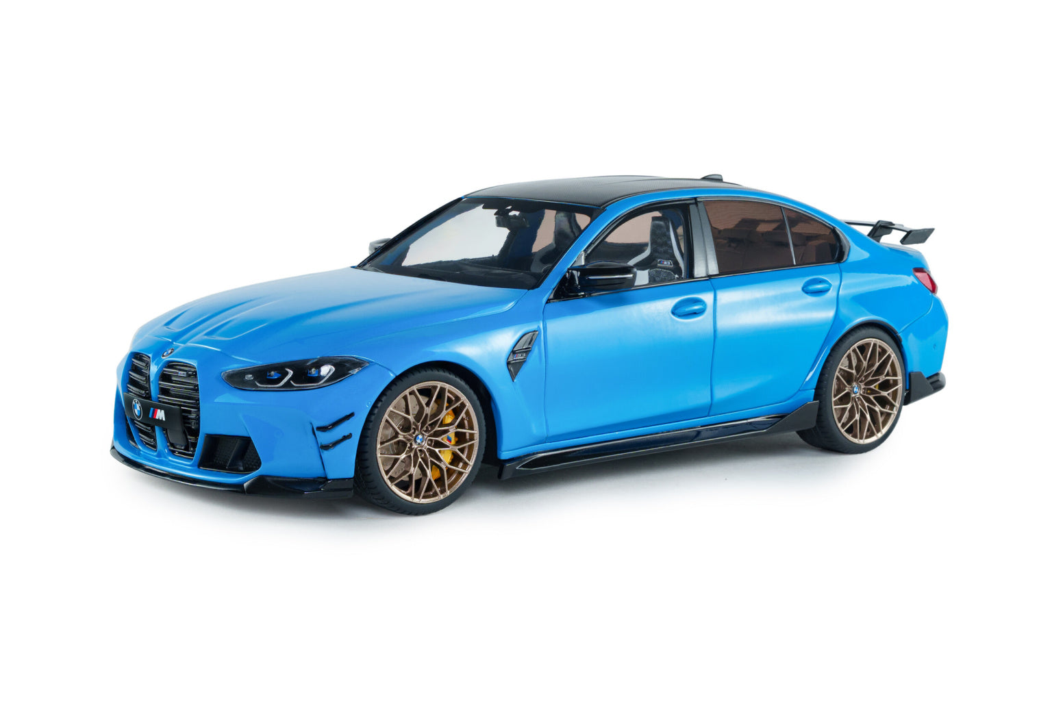 BMW M3 Performance Parts 2024 – Bleu Daytona Beach – Solido 1:18 – S1814303
