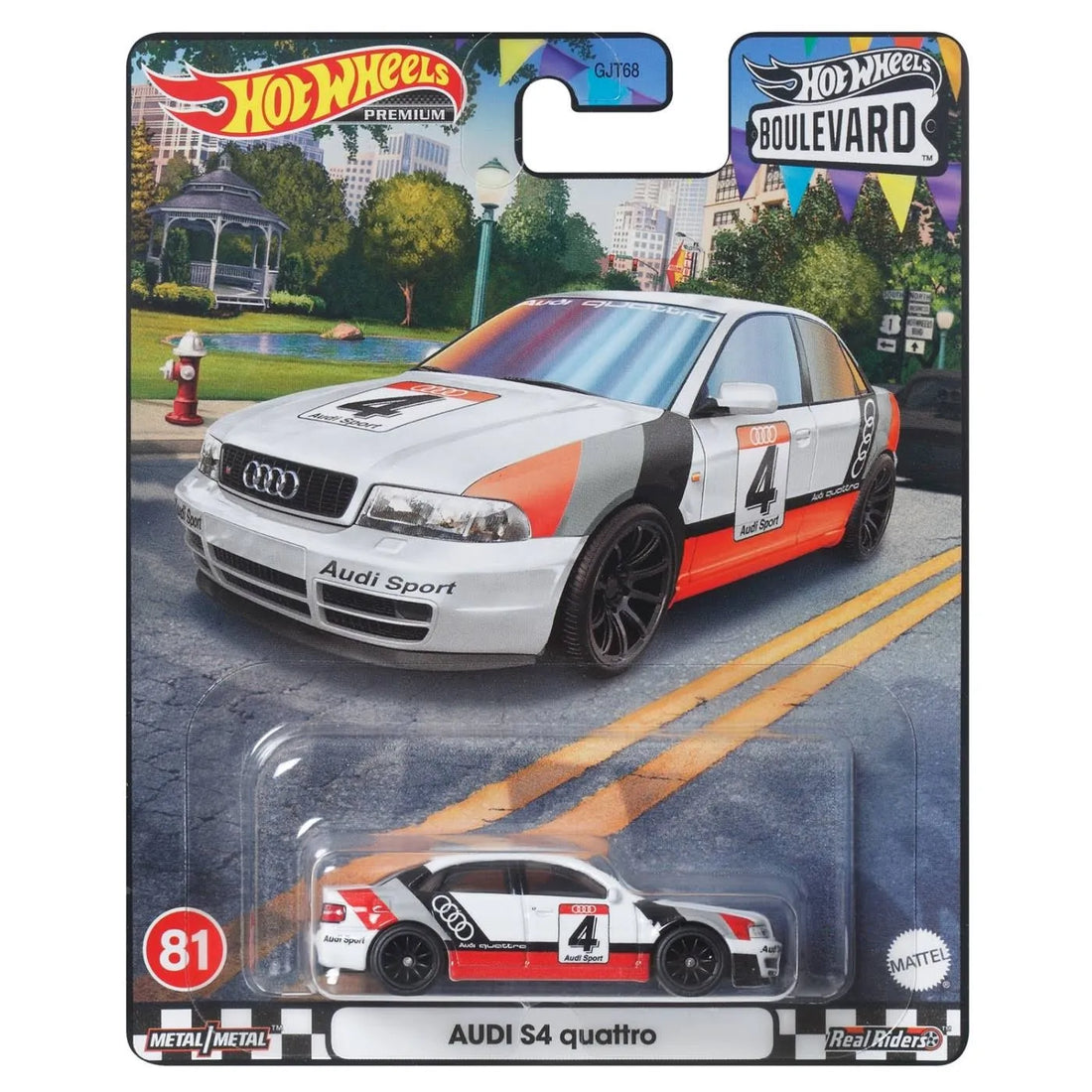 HOT WHEELS PREMIUM BOULEVARD 2023, Audi S4 Quattro, 