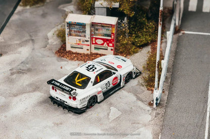 (PRE-ORDER 2026) Tarmac Works 1:64 LB-ER34 Super Silhouette Skyline White – Hobby64 (T64-104-WH)