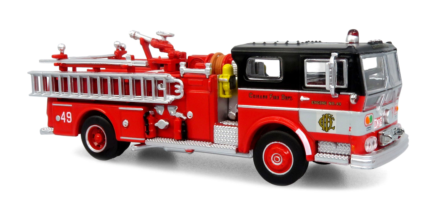 1974 Ward LaFrance Fire Engine: Chicago Fire Department — Engine 49