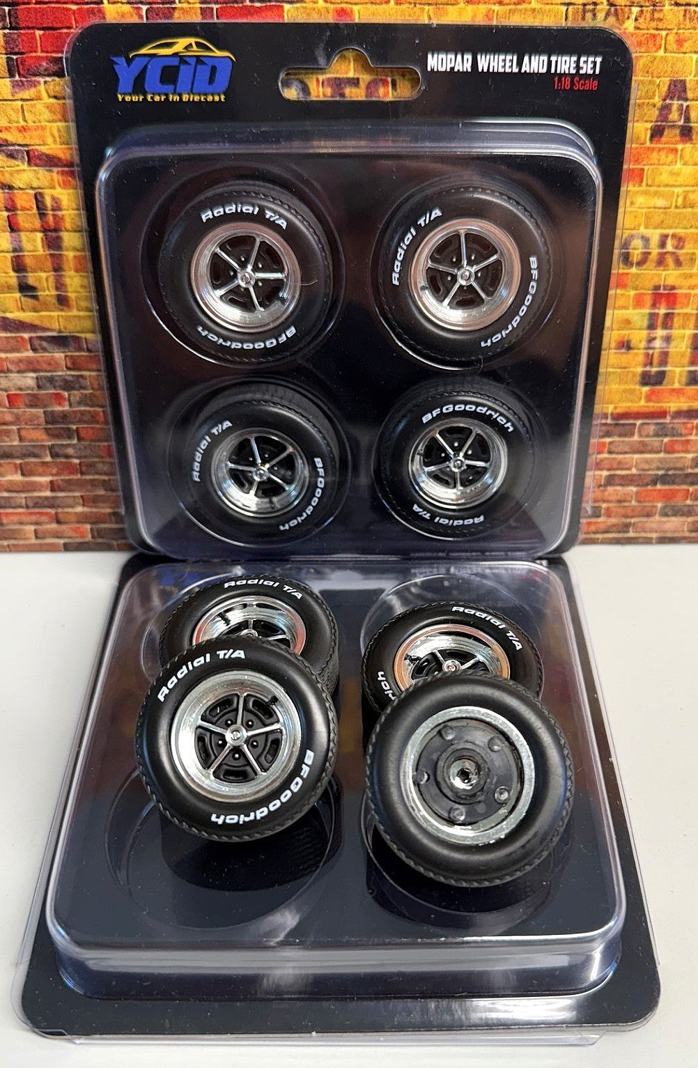 YCID-Mopar Magnum 500 Road Wheel Set