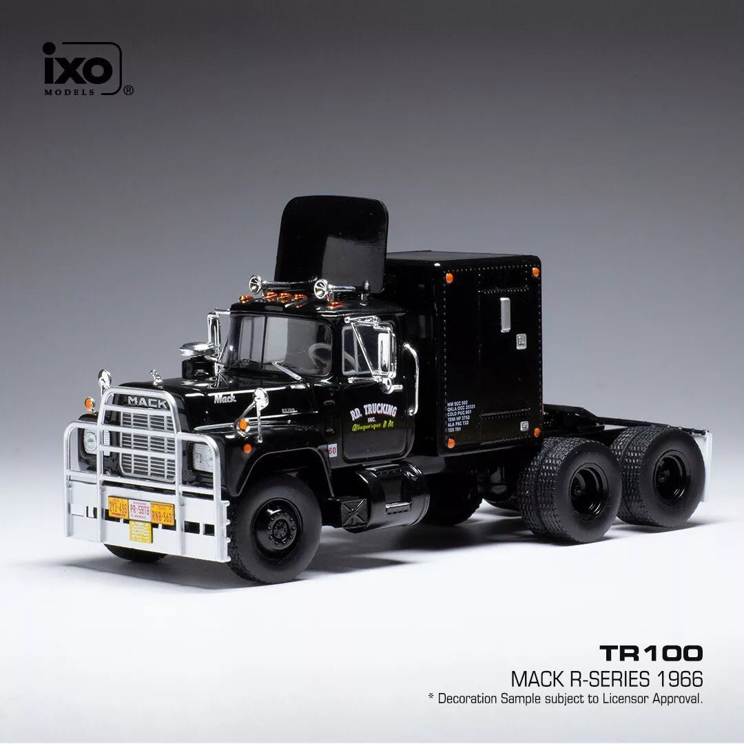 Mack R-Series rear cabin 1966 black LKW Truck 1/43......RS1