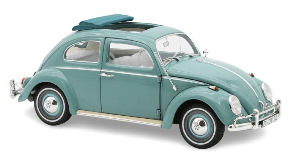 (PRE-ORDER 2027) Norev 1:18 1963 Volkswagen 1200 Beetle – Pastel Blue 188681