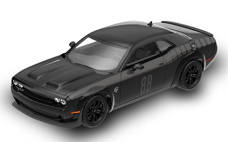 GreenLight 1:64 Dodge Challenger SXT Plus Coupe 2017 Noir – Black Bandit Series 31 – GL28190-A