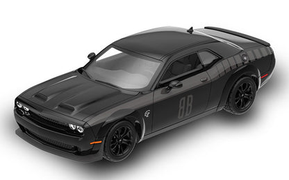 GreenLight 1:64 Dodge Challenger SXT Plus Coupe 2017 Noir – Black Bandit Series 31 – GL28190-A