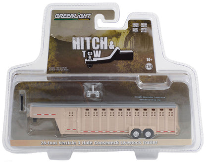 26ft Vertical Three Hole Livestock Gooseneck Trailer (GL30420)