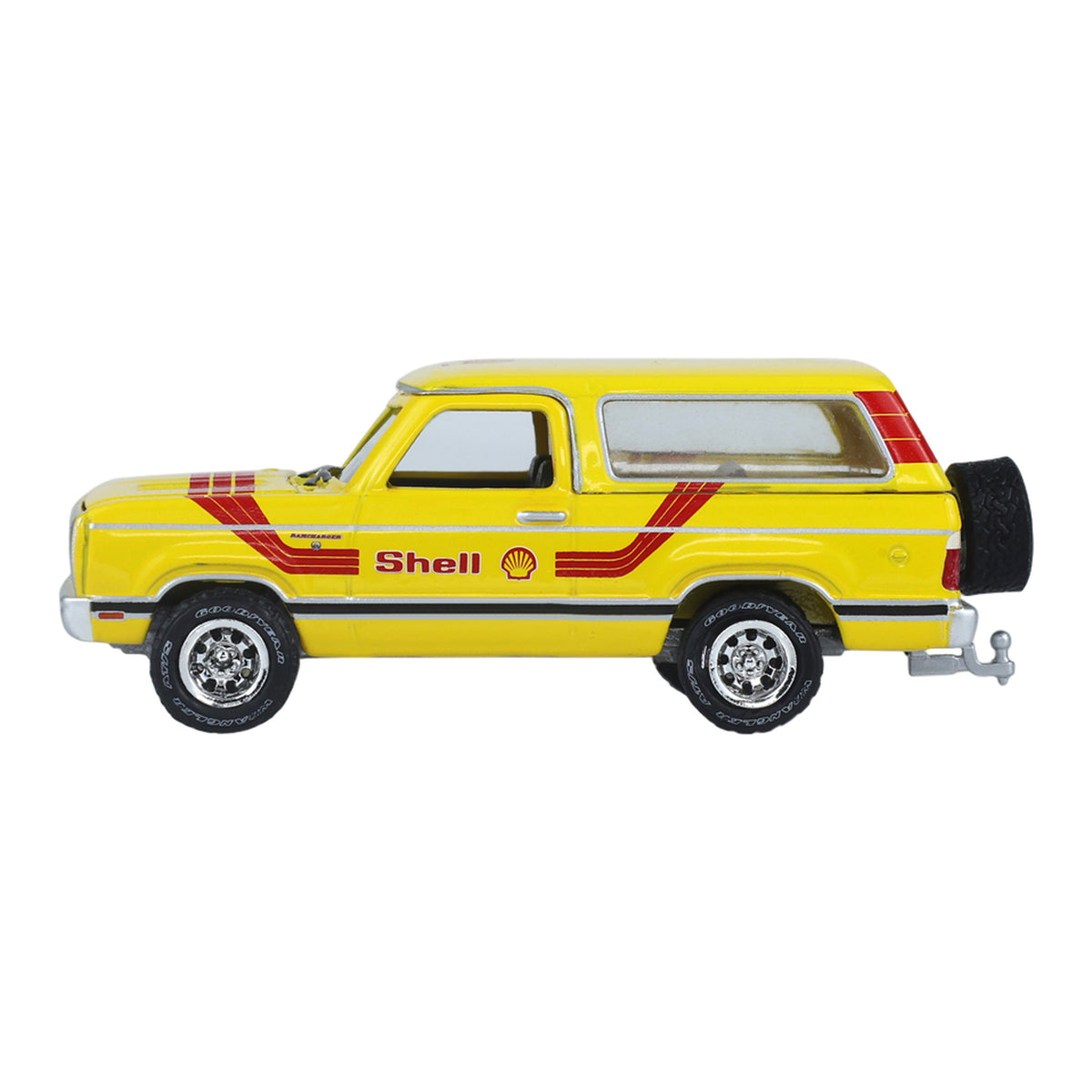 (PRE-ORDER 2026/2027) GreenLight 1:64 Dodge Ramcharger 1977 SHELL – All Terrain Series 18 – Édition Limitée GL35330-A