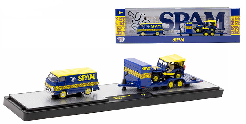 "Spam" 1964 Dodge A100 Panel Van and 1944 Jeep MB