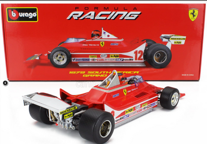 1979 SOUTH AFRICA GRAND PRIX, GILLES VILLENEUVE - FERRARI - F1 312T4 N 12 WINNER  (WITH PILOT)