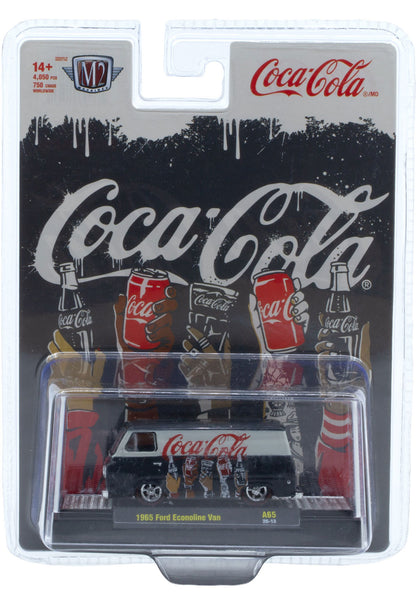 M2 Machines 1:64 Coca-Cola 1965 Ford Econoline Van – Black – 52500-A65-B
