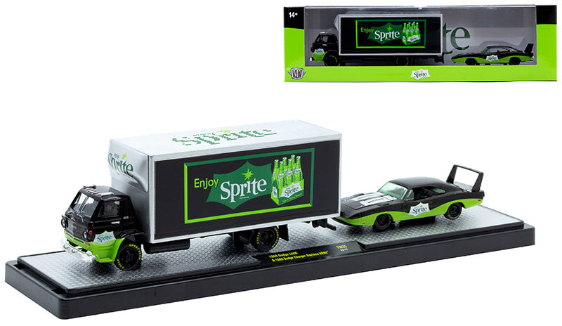 Sprite - 1969 Dodge L600 and 1969 Dodge Charger Daytona HEMI - M2 Auto-Haulers -Release 35 (Copy)