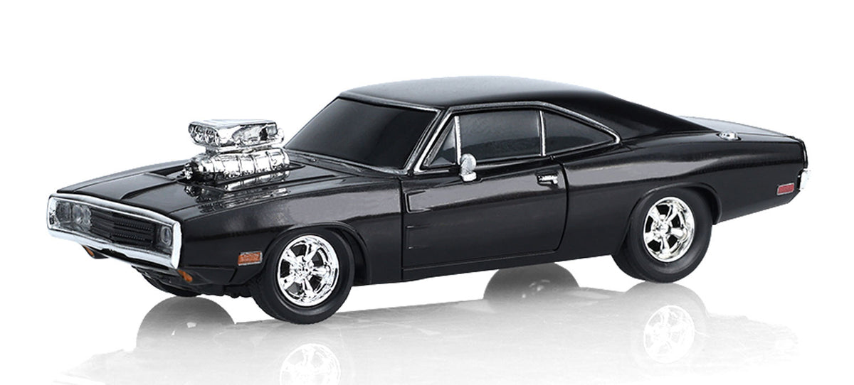 (PRE-ORDER 2027) GreenLight GL Motion 1:64 Dodge Charger 1970 noir de Dom – Fast &amp; Furious – Voiture télécommandée avec télécommande – GLM-INT-612002