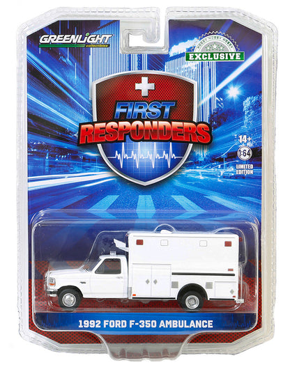 1992 Ford F-350 Ambulance in White - First Responders (April)