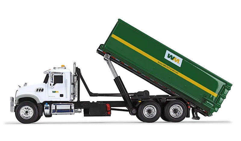 Waste Management - Mack Granite MP with Tub-Style Roll-Off Container