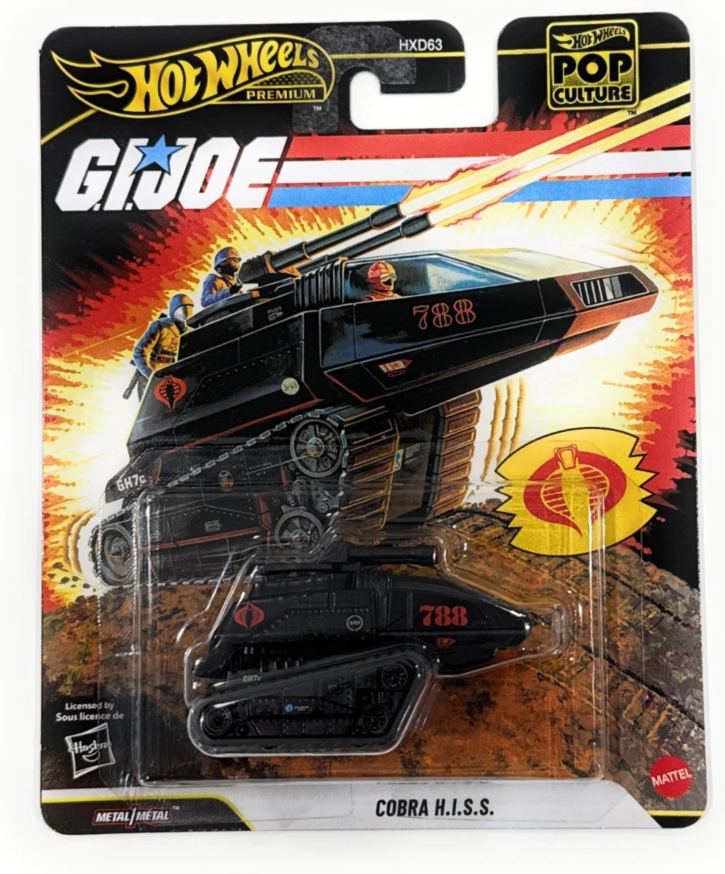 (limit 1 par client) GIJOE COBRA N.I.S.S (JHW83) - Hot wheels Pop culture 2026